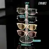 Soporte de exhibición de acrílico para gafas de cruce de fronteras, estante de almacenamiento para gafas de sol, estante de exhibición giratorio de múltiples capas, disponible para pedido personalizado