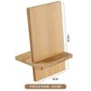 Soporte de escritorio para teléfono móvil de bambú creativo base de madera soporte para tableta teléfono móvil perezoso universal regalo publicitario al por mayor