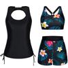 2026 Novo Conjunto de Maiô Confortável de Duas Peças da Amazon, Novo Tankini Estilo Resort de Ilha para Mulheres