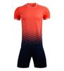 Ropa de fútbol de manga corta para adultos y niños, ropa deportiva de competición al por mayor de velocidad, nueva ropa de fútbol estampada, traje deportivo para estudiantes