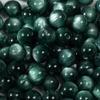 Cuentas de resina de ojo de gato de 8-16 mm, cuentas redondas de imitación de ojo de gato intercambiables, material para pulsera y collar hecho a mano DIY