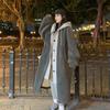 Corea del Sur chic otoño e invierno nuevo abrigo largo piel de cordero versátil suelto abrigo de moda ins