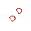 Aretes de Titanio F136 Aleación G23 de Aguja Recta Forma de D Tachuelas para Lóbulo de la Oreja Anillo Liso para Nariz Labio Puños para Oreja Piercing Geométricos