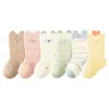 Meias de Lã Australiana Espessas para Bebê, 25 Anos de Inverno, Meias de Cano Médio Quentes com Desenhos Animados Fofos para Meninos e Meninas, Meias para Bebês