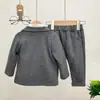 Ropa Formal Estilo Coreano para Primavera y Otoño, Ropa Elegante para Niños, Traje Formal para Bebé Niño de 1 Año, Traje de 2 Piezas, Conjunto de Traje Pequeño para Niños de 3 Piezas para Niños de 4 Años