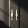 Manijas de Cuero al por Mayor, Manijas Anticolisión para Puertas de Gabinete, Manijas de Cuero para Cajones, Manijas de Gabinete de un Solo Agujero, Manijas Creativas