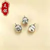 Colgante de Plata Pura 999 con el Personaje '' y Amuleto de Gato de la Suerte, Materiales para Cordón de Pulsera Trenzada de Cuentas Hecha a Mano DIY, Venta al por Mayor de una Pieza