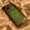 Texto Creativo [Pensar en Dinero Te Hace Rico] Adecuado para Carcasa de Teléfono iPhone 17 16Pro Apple 13 Cobertura Completa 15/14