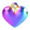 Amor tridimensional 5.2g cor de aço ouro titânio aço colorido pingente de jóias de metal pingente de acessórios de aço inoxidável transfronteiriços
