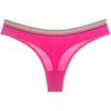 Ropa interior sexy para mujer, de algodón, estilo deportivo, arcoíris, cintura ancha, cintura baja, sin costuras, tanga para mujer