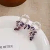 Pendientes de Borlas de Piedra Natural Estilo Francés Super Hada Pendientes Retro de Perlas de Agua Dulce de Alta Gama para Mujer