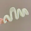 Grampo de Cabelo Elegante de Acrílico Formato Tubarão Grande Pegador para Mulheres com Acessórios de Cabelo de Luxo Adequado para Volume de Cabelo na Parte de Trás da Cabeça