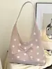 Bolso Grande de Diseño de Nicho Transfronterizo para Mujer 2026 Verano Nuevo Retro Lunares Casual Bolso de Mano Bolso de Hombro