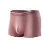 Calzoncillos Bóxer Antibacterianos de Algodón Puro para Hombre Pantalones de Cuatro Esquinas Ligeros Transpirables Verano Suaves con la Piel Ropa Interior Corta para Niños Pantalones de Pierna Recta