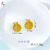 Pendente Antigo de Animal Dourado da Sorte para Pulseira e Colar DIY Pingente de Sorte Alta Retenção de Cor Joias para Revenda