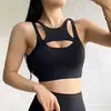 Camisola de Yoga con Almohadillas en el Pecho, Diseño Femenino Calado, Adecuada para Deportes y Correr, Comercio Transfronterizo, Sudeste Asiático, Estilo Europeo y Americano