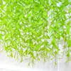 Colgante de Pared de Enredadera de Sauce Artificial, Hojas de Sauce Falsas, Tiras de Eucalipto, Vegetación Artificial para Decoración de Pared de Boda