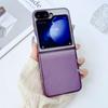 Funda Plegable para Teléfono Zflip6 para Samsung Zflip5/4 Transparente Electrochapada Zflip3 Funda Protectora Simple Resistente a Caídas