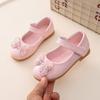 Zapatos Nuevos para Niños Zapatos de Princesa para Niñas Lazo Moda para Niñas Zapatos de Capa Sencilla para Combinar con Todo Primavera y Otoño Zapatos Pequeños de Cuero para Niños