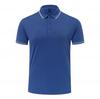Nueva colección primavera-verano 2024 para hombre, polo de hilo de algodón, barras paralelas, camiseta de manga corta para hombre, camiseta para hombre y mujer, mismo estilo, imprimible, bordada