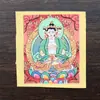 Núcleo de Thangka con Ocho Deidades Guardianas Pintadas a Mano de Nepal Xizang