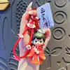 Chaveiro de Vinil Original Estilo Chinês Menina de Longa Canção Desenho Animado Fofo Tendência Chinesa Beleza Estilo Antigo Pingente de Bolsa Pequeno Presente