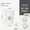 Caixa Sacola de Café Tendência Papelão Branco Suporte para Copo de Chá de Leite Loja de Panificação Caixa de Embalagem Criativa para Levar Uso Comercial