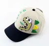 Gorra de béisbol de dinosaurio pequeño de dibujos animados coreanos para niños, sombrero de sol de verano 2021, suministro transfronterizo A375