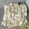 Algodón Nube Mayorista Transfronterizo Pijamas Nuevos para Mujer Primavera y Otoño Manga Larga Dulce Dibujos Animados Conjunto de Ropa para el Hogar Pijamas de Mujer