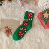 Meias de Natal Transfronteiriças para Mulheres, Presentes para o Inverno, Novas Meias Quentes de Veludo Coral, Macias e Sedosas para Dormir, Atacado Moderno