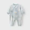 Macacão para Bebê Recém-Nascido Roupas de Primavera e Outono Pijama para Bebê Recém-Nascido Macacão Borboleta Macacão de Engatinhar Classe A Manga Longa