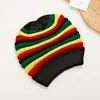Gorro de Navidad Nuevo Transfronterizo, Gorro de Punto para Mujer, Gorro Holgado, Gorro de Punto Colorido, Gorro Holgado Colorido