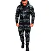 Nuevo Sudadera Casual Deportiva de Fitness al Aire Libre para Hombre Traje Camuflado por Sublimación
