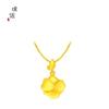 Tienda de oro con arena dorada, moda exquisita, colgante de rosa, accesorios de bricolaje, collar, regalo para mujer