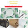 Jogo americano PVC personalizado com furo para prato toalha de mesa de tecido linho caminho de mesa com logotipo e padrão impressos personalizados