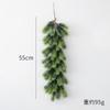 NUCHI Amazon folha de pimenta criptografia natal rattan verde pinho de natal decoração de porta decorações de natal diy