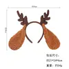 Diadema con Cuernos de Ciervo, Accesorios para el Cabello de Reno, Orejas de Cuernos de Alce, Adornos para el Cabello, Accesorios para Diadema de Disfraz, Diadema Navideña