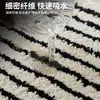 Alfombra de baño de felpa color queso, alfombrilla de suelo absorbente antideslizante de flocado de alta gama, alfombra de felpa para baño, alfombrilla para el pie del inodoro