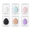 Esponja de Pulgar para Polvo Seco y Húmedo Doble Uso Sin Polvo Mini Base de Maquillaje Corrector Facial Maquillaje Fijo Punta de Dedo Cojín de Aire Esponja de Pulgar para Polvo