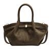 Bolsa de Balde Fosca Vintage de Nicho Feminina 2024 Inverno Nova Simples Casual de Ombro de Alta Qualidade Tendência Bolsa Feminina