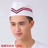 Venta al por mayor transfronteriza Desechable No tejido Gorro de chef Papel de trabajo de cocina Gorro alto Tapa redonda Gorro de decoración para hombres Fabricante de origen