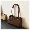 Bolso Tote de Alta Gama para Viajes Diarios para Mujer Otoño 2025 Nuevo Gran Capacidad Gamuza Versátil de Moda Bolso de Hombro Único