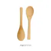Cucharas de Bambú para el Hogar para Sopa y Comer, Cubiertos de Madera, Cucharas Pequeñas, Cucharas de Madera con Mango Largo para Miel y Café Comerciales, Personalización al por Mayor