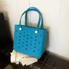 Bolsa de Ombro com Furos Spot Eva Bolsa de Praia Eva Bolsa para Cosméticos Macia Impermeável Resistente ao Desgaste Bolsa para Natação Praia