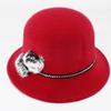 Sombrero de Invierno para Mujer Pelo de Visón Imitación Sombrero de Cubo para Mujer Sombrero de Algodón Cálido de Invierno Sombrero de Madre Sombrero de Invierno