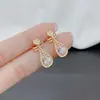 Pendientes de pipa retro coreanos para mujer, nuevo estilo de moda S2027, únicos y a la moda, pendientes elegantes