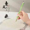 Pincel de Caligrafía para Horquilla con Pelo de Lobo y Pelo Mixto, Letra Regular Pequeña, Pincelada Fina, Cuaderno de Caligrafía para Pintura China, Bolígrafo para Copiar Escrituras, Letra Dorada Fina
