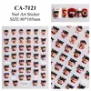 Nuevas pegatinas de arte de uñas en relieve papelería japonesa popular pegatinas de uñas tridimensionales pegatinas de joyería de arte de uñas con grafitis lindos