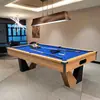 Mesa de Billar Shenling Estándar para el Hogar Mesa de Billar Americana Mesa de Billar Comercial Mesa de Ping Pong Tres en Uno