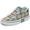Zapatos para Hombre 2026 Primavera Nuevo Estilo Tenis de Lona Estampado Retro Moda Transpirables Modernos Versátiles Zapatos Casuales para Hombre